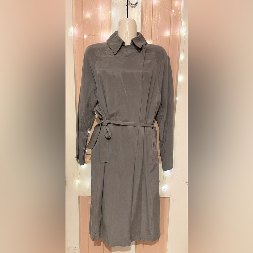 Zara basics outerwear trench coat